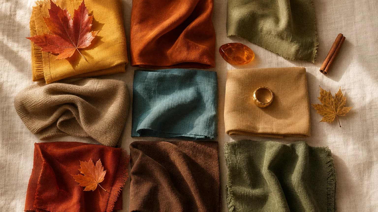 Warm Autumn moodboard