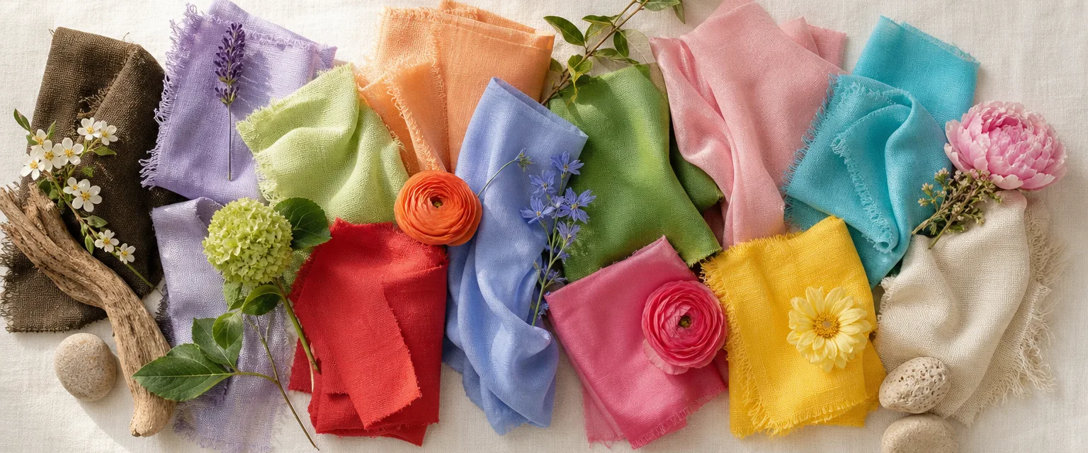 Spring color seasons palette: Light Spring, Warm Spring, Bright Spring